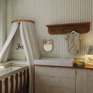 Quarto de Bebê Decorado - Projeto online